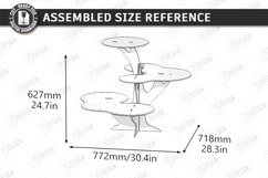 Party Tiered Trays Laser Cut Bundle | Cupcake Holders | CNC Product Image 14