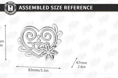 3D Christmas Napkin Ring Laser Cut | Festive Table Decor Product Image 2