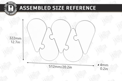 Puzzle Charcuterie Board Laser Cut Bundle | Serving Tray SVG Product Image 19