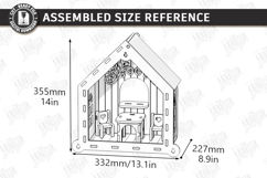 Bird Feeder Laser Cut Bundle | Hanging Birdfeeder Station Product Image 25