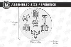 He Is Risen Puzzle Laser Cut | Christian Easter Story | CNC Product Image 2