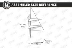 Corner Shelf Laser Cut | Wall Shelf | Wall Decor |Home Decor Product Image 2