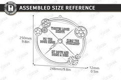 Dad Chore Wheel Laser Cut|Chore and Beer Reward| Wall Decor Product Image 2