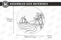 Paint by Numbers Laser Cut | Paintable Wood Art | Painting Product Image 2