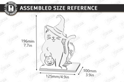 Halloween Candle Holder Laser Cut | 3D Spooky Shadow Lantern Product Image 2