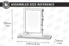 Candle Holders with Vase and Photo Frames Laser Cut Bundle Product Image 19