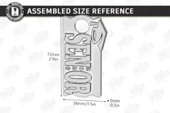 Graduation Stanley Topper Laser Cut | 3D Laser Cut Files Product Image 2