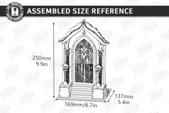 Decorative Door Bookends Laser Cut Bundle | Home Library SVG Product Image 9