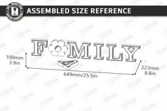 Interchangeable Home Stands Laser Cut Bundle|Word Signs SVG Product Image 14