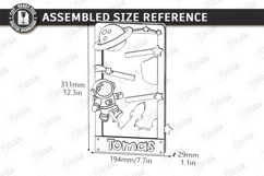 Personalized Coin Drop Bank Laser Cut | Kids Money Box | CNC Product Image 2