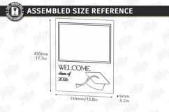 Graduation Welcome Sign Laser Cut | Graduation Party Laser Product Image 2