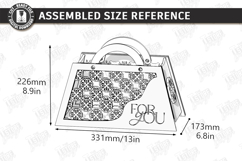 Flowers Basket Laser Cut | Floral Basket | Bouquet Holder Product Image 2