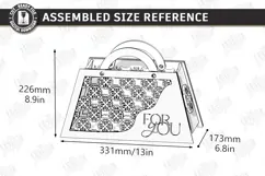 Flowers Basket Laser Cut | Floral Basket | Bouquet Holder Product Image 2
