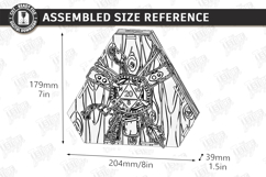 Barbarian Dice Box Laser Cut | Board Game | Laser Cut Files Product Image 2
