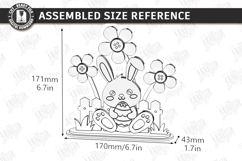 Easter Bunny Shelf Sitter Laser Cut Bundle | Layered Easter Product Image 19