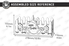 Easter Decor Laser Cut | Spring Floral Box | Easter Basket Product Image 2