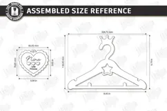 Baby Clothes Hanger Laser Cut | Nursery Clothes Hanger | CNC Product Image 2