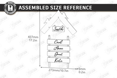 Personalized Family Wall Sign Laser Cut | Wall Decor | Home Product Image 2