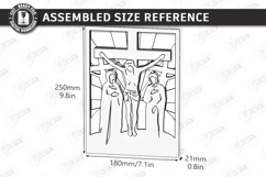 3D Layered Easter Decor Laser Cut | Multilayered Night Light Product Image 2