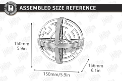 3D Labyrinth Maze Puzzles Laser Cut Bundle | Maze Game SVG Product Image 5