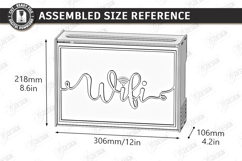 Decorative Wi-Fi Router Hiding Box Laser Cut Bundle | Home Product Image 25