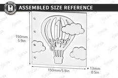 3D Baby Photo Album Laser Cut Bundle | Layered Memory Book Product Image 9