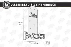Funny Legs Bookmark Laser Cut | Girl Wooden Bookmarks Laser Product Image 2