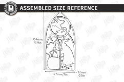 3D Halloween Layered Wall Decor Laser Cut | Night Light |CNC Product Image 2