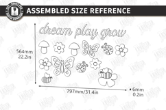 Nursery Wall Decor Laser Cut | Kids Room Decor | Kids Laser Product Image 3