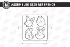 Easter Kids Puzzle Laser Cut | Easter Bunny SVG | Kids Laser Product Image 2