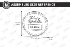 Interchangeable Affirmation Sign Laser Cut | Hanging Signs Product Image 2