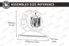 Halloween Hand Lantern Laser Cut | Halloween Hanging Lantern Product Image 2