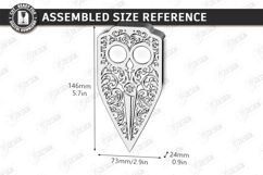 Embroidery Scissors Wooden Cases Laser Cut Bundle | Boho SVG Product Image 15