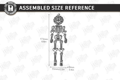 Flexible Skeleton Keychain Laser Cut | Skeleton Bag Charm Product Image 2