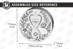 Weekly Pill Box Organizers Laser Cut Bundle | Pillbox Design Product Image 16