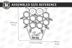 Mother's Day Photo Bouquet Laser Cut | Photo Frame Kit | CNC Product Image 2