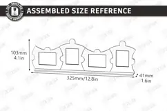 Family Puzzle Photo Frame Laser Cut | Modern Picture Frame Product Image 4