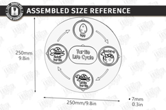 Life Cycle Puzzle Laser Cut Bundle | Montessori | Kids Laser Product Image 20