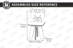 Animal Kids Chair Laser Cut Bundle | Children Furniture SVG Product Image 15