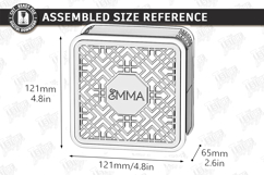 Jewelry Box with Mirror Laser Cut | Floral Jewelry Organizer Product Image 2