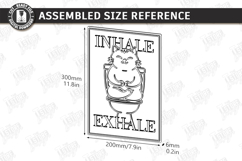 Funny Bathroom Wall Art Laser Cut | Sarcastic Toilet Sign Product Image 2