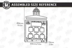 Museum of Us Laser Cut | Personalised 3D Photo Frame | CNC Product Image 2