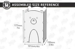 Cats Pencil Holders Laser Cut Kit | Desk Organizer Laser SVG Product Image 5