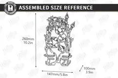 Dragon Phone Stand Laser Cut | Fantasy Phone Holder | CNC Product Image 2