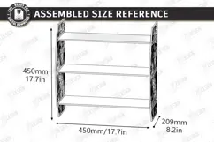 3D Decorative Wall Shelf Laser Cut | Home Wall Organization Product Image 2