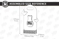 Mother's Day Flower Holder Laser Cut | Gift Basket SVG | CNC Product Image 4