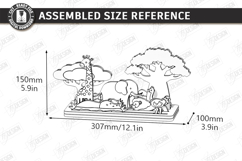 Modular Wooden Animal Scene SVG Montessori Laser Cut Toy SVG Product Image 3