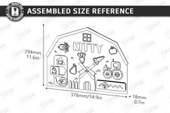 Personalized Busy Board Laser Cut| Sensory Board |Montessori Product Image 2