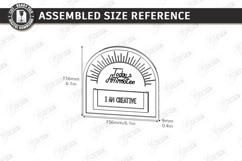 Interchangeable Affirmation Sign Laser Cut | Hanging Signs Product Image 2