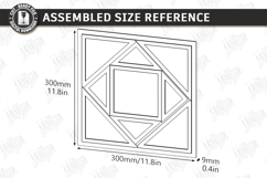 Wooden Snack Serving Tray Laser Cut | Modular Serving Board Product Image 2